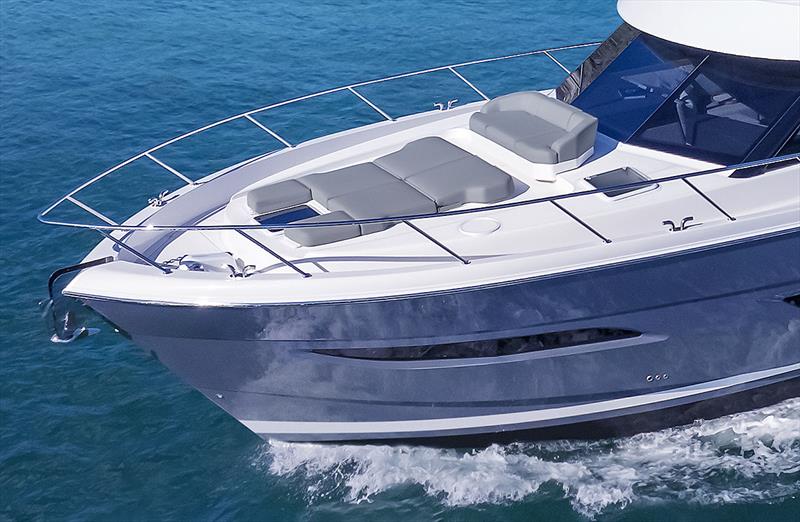 For'ard seating options on the Maritimo M600 Black Edition - photo © Maritimo