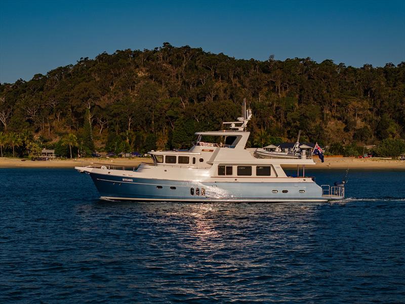 Sparkle arkle - Selene Classic Trawler 66 at Cape Moreton - photo © Selene Ocean Yachts