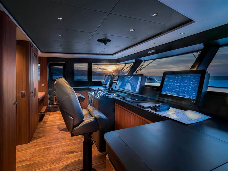 Custom Line 50 - Wheelhouse - photo © Custom Line