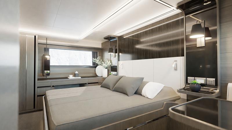 Pearl 63 - Master Cabin - photo © Pearl Yachts