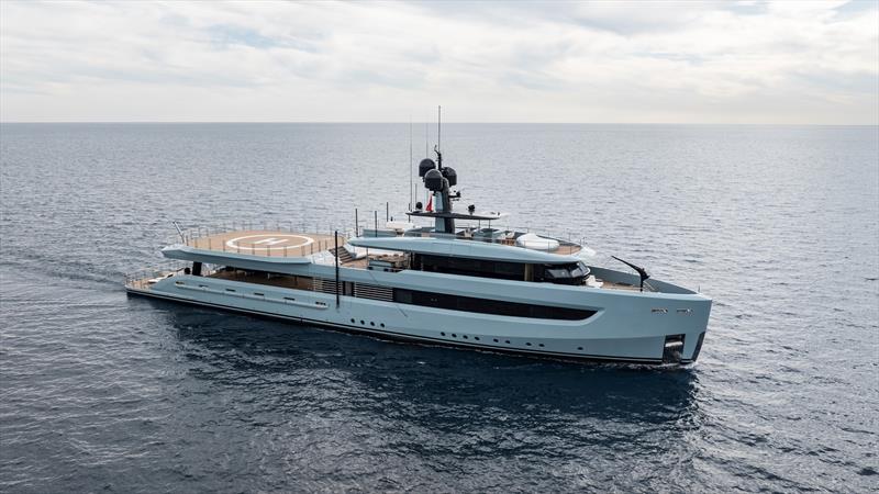 53m aluminium superyacht Kaiyo - photo © Alia Yachts