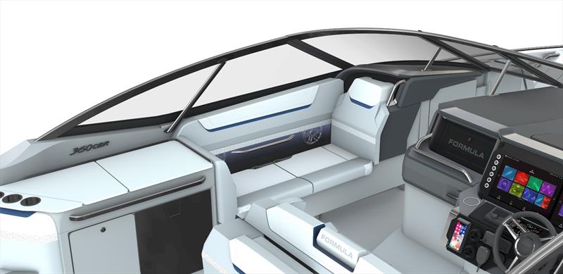 Formula 360 Crossover Bowrider - Post seat - photo © Formula Boats