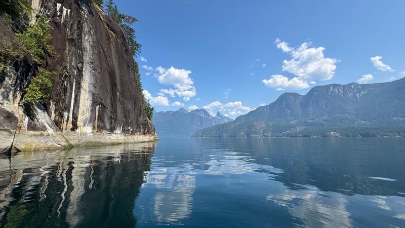 The dramatic scenery of Desolation Sound - photo © Riviera Australia