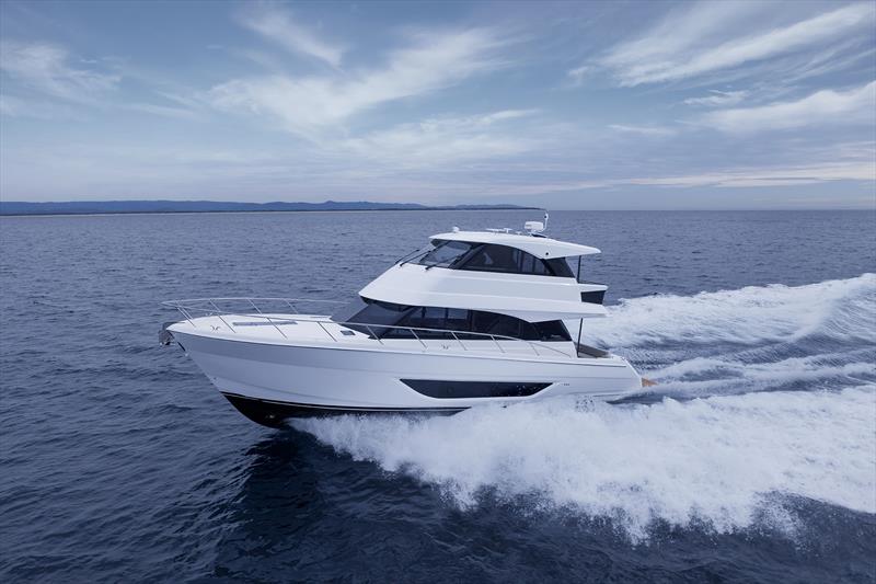 Maritimo M50 at speed - photo © Maritimo
