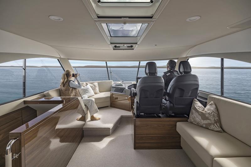 Raised cruising Lounge - Maritimo M50 - photo © Maritimo