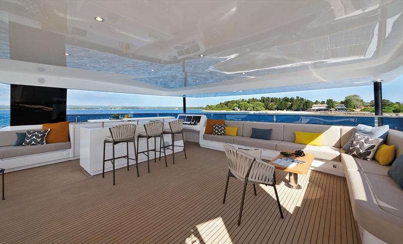 Silent Yachts 62 - Part time on the ample Bridge Deck - photo © Silent Yachts