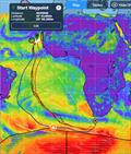 Weather routing - 0200UTC - November 19, 2024 © Predictwind