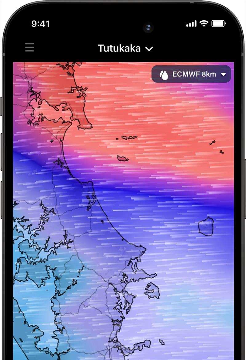 PredictRain Rain Map photo copyright Predictwind taken at Royal New Zealand Yacht Squadron and featuring the  class