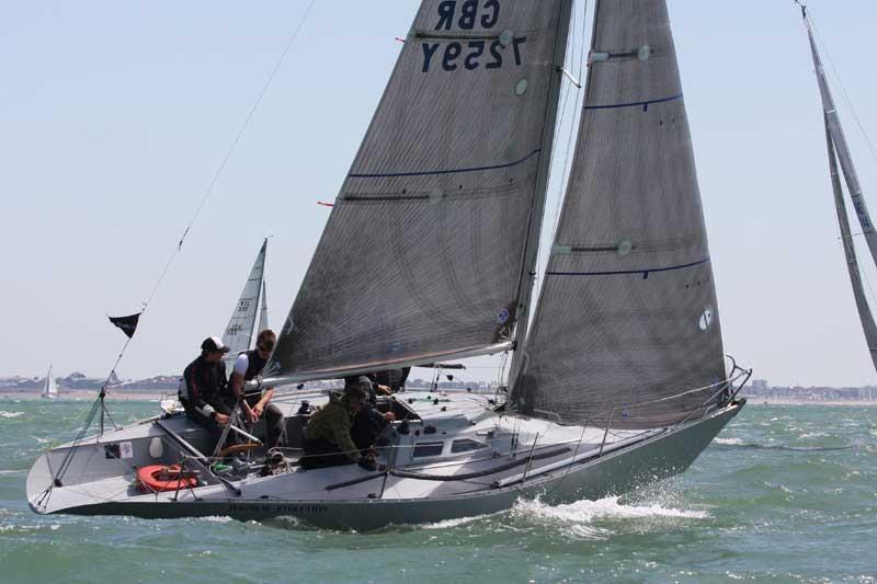 Coutts Quarter Ton Cup 2015 day 3 photo copyright Fiona Brown / www.fionabrown.com taken at Royal Ocean Racing Club, Cowes and featuring the Quarter Tonner class