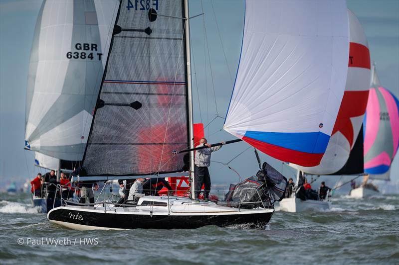 Protis - Hamble Winter Series 2024 Race Week 6, sponsored by Key Yachting - photo © Paul Wyeth / www.pwpictures.com