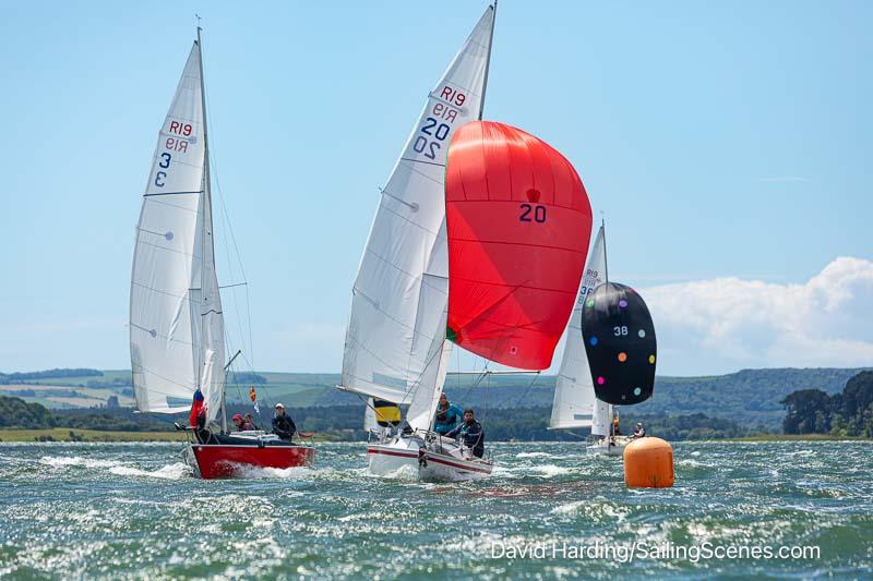 2024 International Paint Poole Regatta Day 3 photo copyright David Harding / www.sailingscenes.com taken at Parkstone Yacht Club and featuring the R19 class