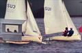 Much loved finish boat 'Rose Cottage' on duty at the Wessex Winter Warmer in 1995 &copy; Tiggy Ansell