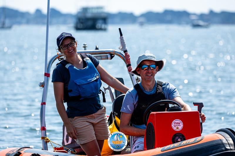 Volunteer safety team - Parkstone Youth Week photo copyright Phil Jackson / Digital Sailing taken at Parkstone Yacht Club and featuring the Race Committee class