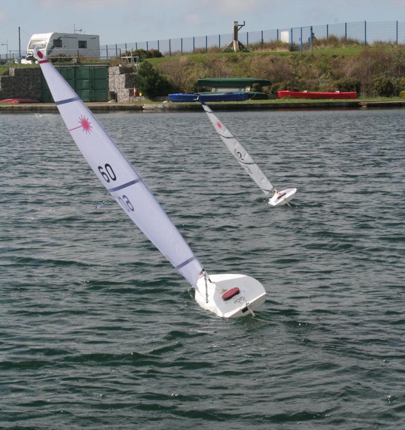 RC Laser Northern Summer Series Round 1 at Southport photo copyright Dave Fowler taken at West Lancashire Yacht Club and featuring the RC Laser class