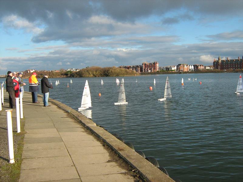 West Lancs RC Laser and DF65 Winter Series Round 3 photo copyright Tony Wilson taken at West Lancashire Yacht Club and featuring the RC Laser class