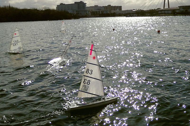 RC Laser open event at Wes Lancs photo copyright Alan Tickle taken at West Lancashire Yacht Club and featuring the RC Laser class