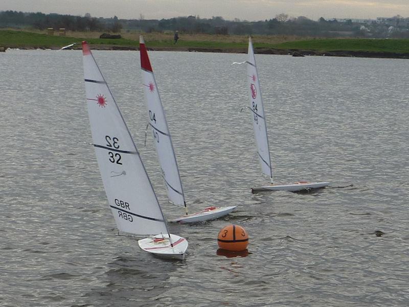 Medway RC Laser Club Winter Series week 5 photo copyright Fiona Blair taken at Medway Yacht Club and featuring the RC Laser class