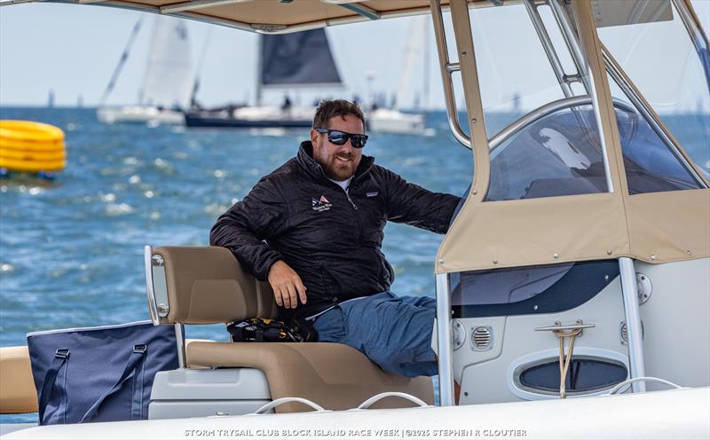 Chris Simon at Block Island Race Week 2025 - photo © Stephen Cloutier