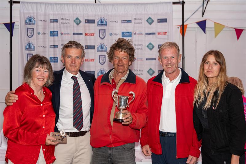 Stephen Herring, Mel Lewis, David Harris and Ralph Herring won the RBOD Trophy Day race during Burnham Week 2025 photo copyright Petru Balau Sports Photography / sports.hub47.com taken at Royal Corinthian Yacht Club and featuring the Royal Burnham One Design class