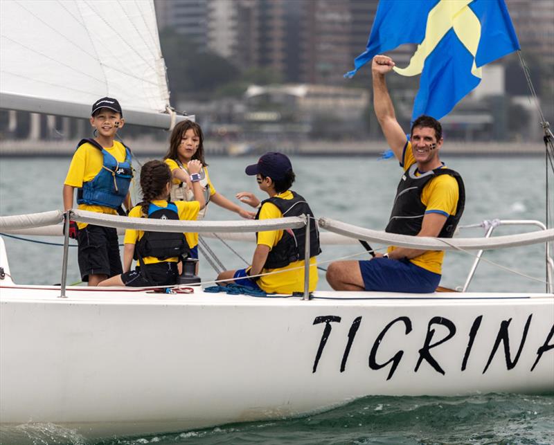 Junior Sailors - RHKYC Nations' Cup 2024 photo copyright RHKYC / Guy Nowell taken at Royal Hong Kong Yacht Club and featuring the  class