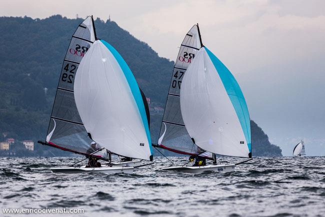 RS100 World Championships on Lake Como photo copyright Enrico Civeriati / www.enricociveriati.com taken at Circolo vela Bellano and featuring the RS100 class