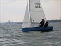 Charlie Hunt and Masie Butler-Smith during the Netley Sailing Club RS200 Club Championship © Mark Cockrill