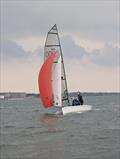 Heather and Henry Ross in 1618 during the Netley Sailing Club RS200 Club Championship © Mark Cockrill