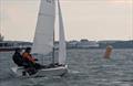 Terry Hunt and Harry Stratton Brown during the Netley Sailing Club RS200 Club Championship © Mark Cockrill