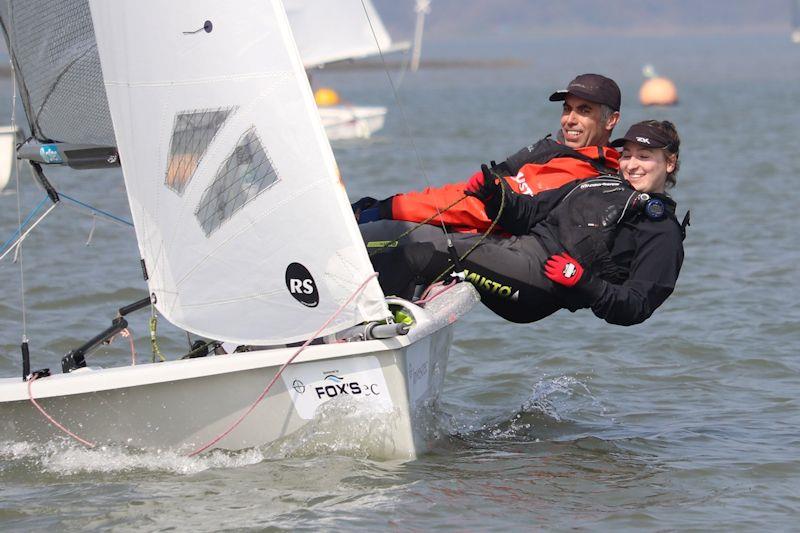 Alan Krailing and Libbie Bush at the RS200 Sailing Chandlery EaSEA Tour at Waldringfield photo copyright Alexis Smith taken at Waldringfield Sailing Club and featuring the RS200 class