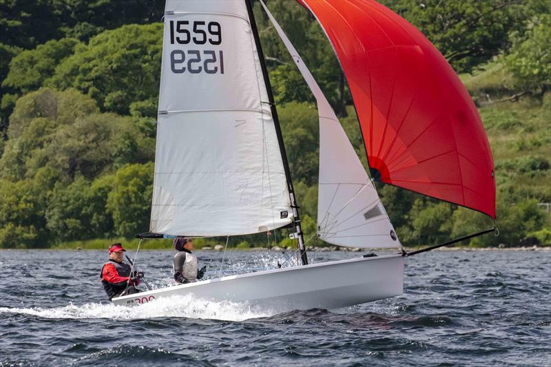 RS200s during the Lord Birkett 2023 photo copyright Tim Olin / www.olinphoto.co.uk taken at Ullswater Yacht Club and featuring the RS200 class