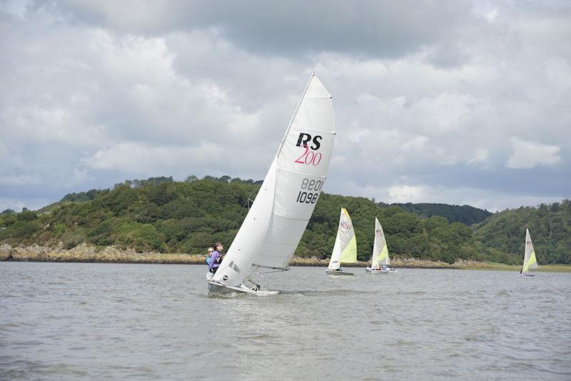 Solway YC Cadet Week - Katie Harris and Sally Mackay going well - photo © Finlay Train