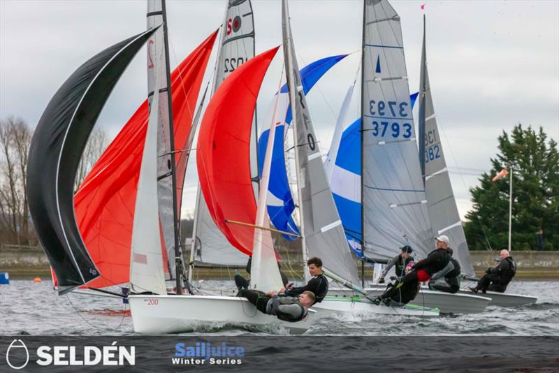 Fast reaching during the Oxford Blue photo copyright Tim Olin / www.olinphoto.co.uk taken at Oxford Sailing Club and featuring the RS200 class