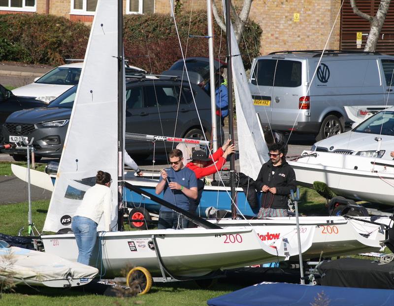 63rd Endeavour Trophy: Rigging and tuning took place most of the morning - photo © Sue Pelling