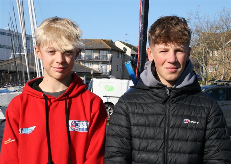 63rd Endeavour Trophy: Feva champs Ben Greenhalgh and Tom Sinfield  photo copyright Sue Pelling taken at Royal Corinthian Yacht Club, Burnham and featuring the RS200 class