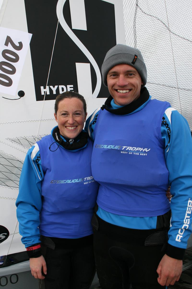 Endeavour Trophy winners Oliver Groves and Esther Parkhurst photo copyright Sue Pelling taken at Royal Corinthian Yacht Club, Burnham and featuring the RS200 class