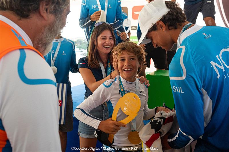 RS21 World Championship 2023 in Sardinia photo copyright Code Zero Digital & Studios taken at Yacht Club Porto Rotondo and featuring the RS21 class