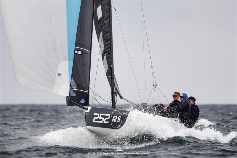 RS 21 Dark n Stormy - 2024 Volvo Cork Week photo copyright James Tomlinson taken at Royal Cork Yacht Club and featuring the RS21 class