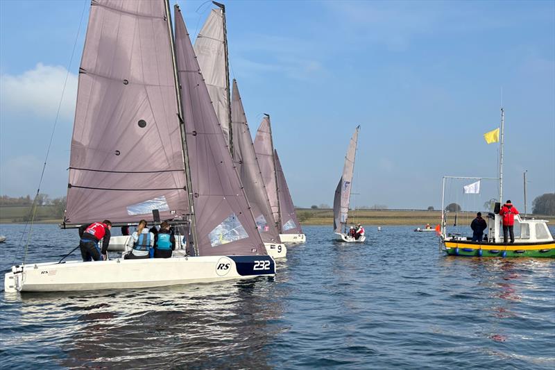 British Keelboat League bonanza at Rutland photo copyright BKL / RSC taken at Rutland Sailing Club and featuring the RS21 class