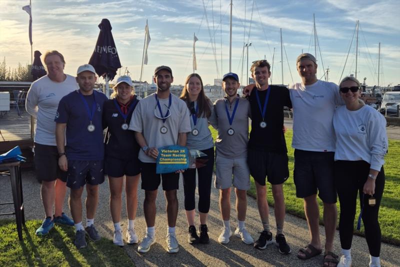 The winners of the 2K Team Racing Victorian Championship from Sorrento Sailing and Couta Boat Club - photo © Royal Geelong Yacht Club