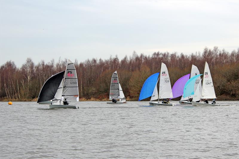 Day 2 of the Crewsaver Tipsy Icicle at Leigh & Lowton photo copyright Paul Allen taken at Leigh & Lowton Sailing Club and featuring the RS400 class