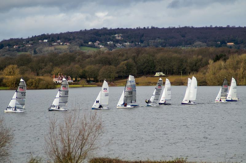 Bough Beech Icicle 2020 day 1 photo copyright Trevor Chanter taken at Bough Beech Sailing Club and featuring the RS400 class