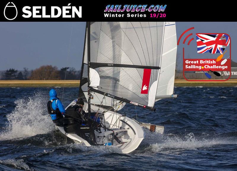 Steve & Sarah Cockerill during the Seldén Sailjuice Winter Series Datchet Flyer photo copyright Tim Olin / www.olinphoto.co.uk taken at Datchet Water Sailing Club and featuring the RS400 class