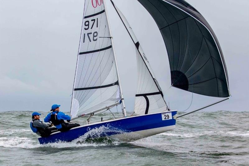 Simon Kitchen and Abbi Hooper - Noble Marine TridentUK RS400 National Championship photo copyright Tim Olin / www.olinphoto.co.uk taken at South Shields Sailing Club and featuring the RS400 class