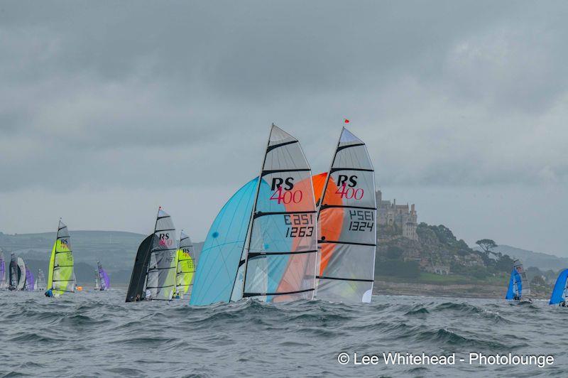 Noble Marine Rooster RS400 National Championships day 1 photo copyright Lee Whitehead / www.photolounge.co.uk taken at Mount's Bay Sailing Club, England and featuring the RS400 class