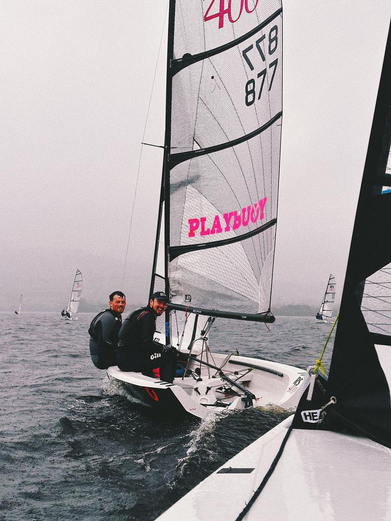 William Findlay and Ben McMeekin during the Irish RS400 Inlands at Killaloe photo copyright Ryan Wilson taken at Killaloe Sailing Club and featuring the RS400 class