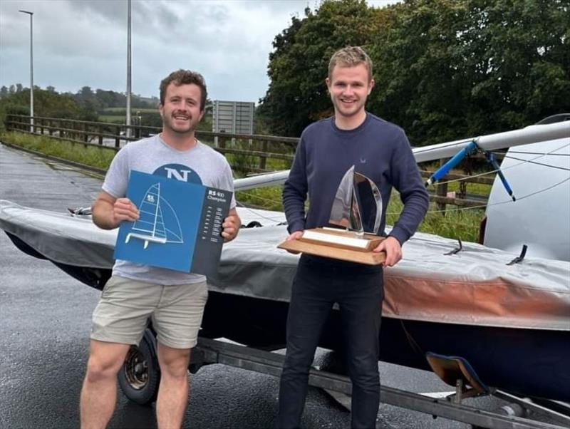 Luke McIlwaine & Ryan Wilson win the Irish RS400 Inlands at Killaloe - photo © Robert Hastings