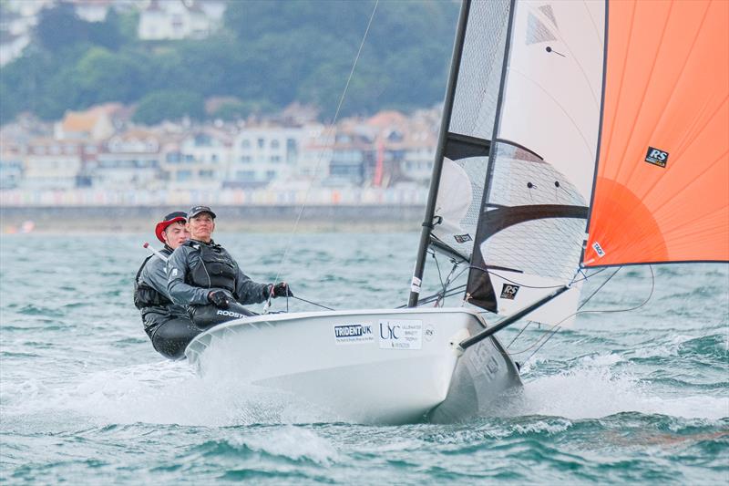 Charlie and Caroline Exley during the Noble Marine RS400 Nationals at Torquay photo copyright Tania Hutchings / www.50northphotography.co.uk taken at Royal Torbay Yacht Club and featuring the RS400 class