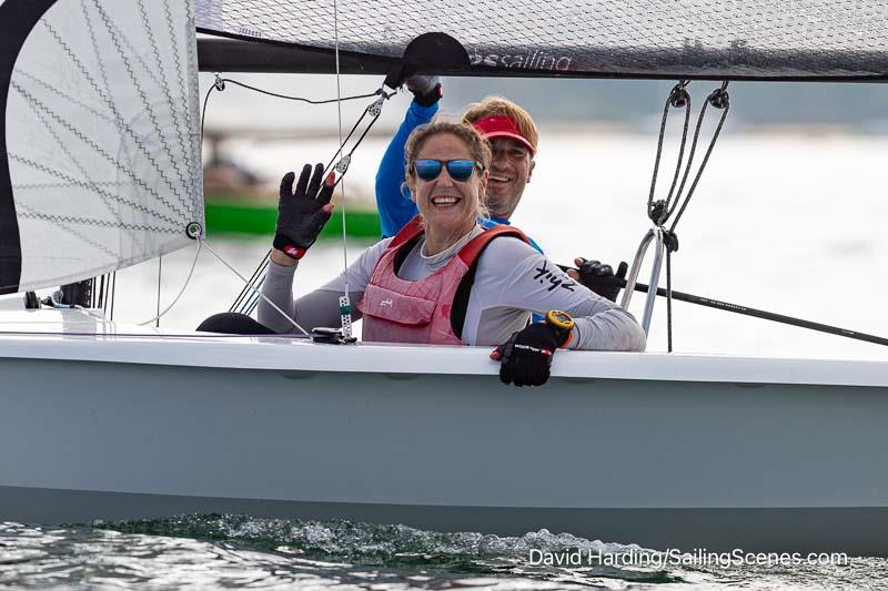 RS400, Sean and Helen Murray, Bournemouth Digital Poole Week 2024 photo copyright David Harding / www.sailingscenes.com taken at Parkstone Yacht Club and featuring the RS400 class