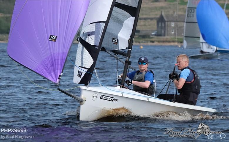 Hamish Gledhill and Ross Southwell photo copyright Paul Hargreaves taken at Yorkshire Dales Sailing Club and featuring the RS400 class