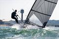 Will Russell about to head down the mine not long after the finish of Race 4 during the RS600 Rooster National Tour at Warsash © Oli King Photography
